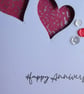 Heart Apertures Anniversary Card - Image 3