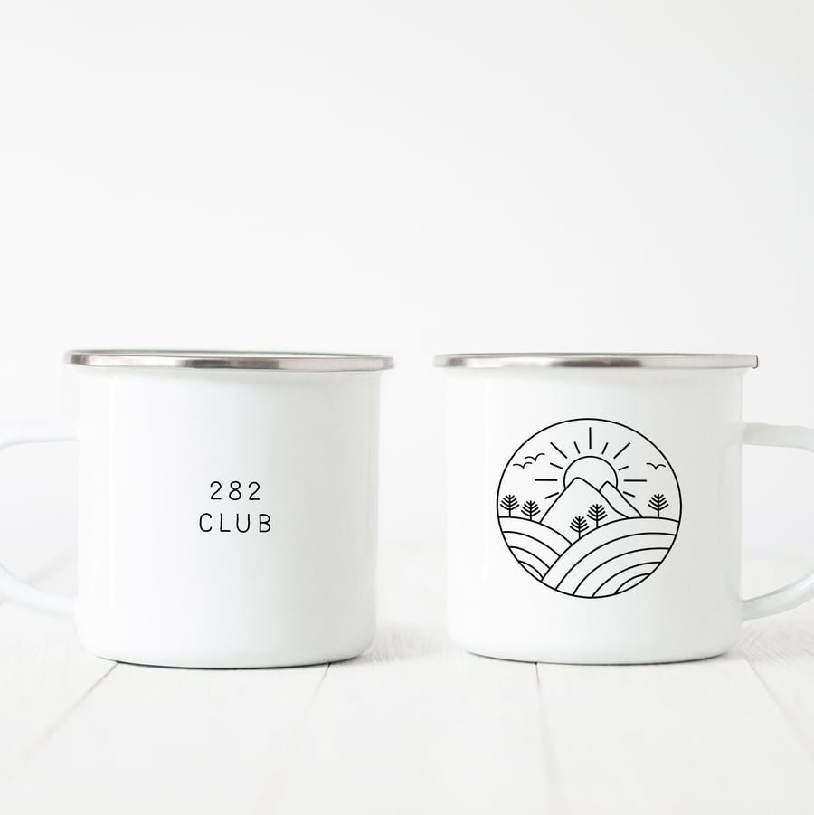 282 Club Munro Enamel Mug