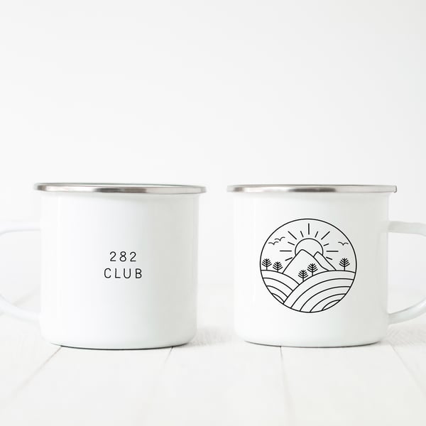 282 Club Munro Enamel Mug
