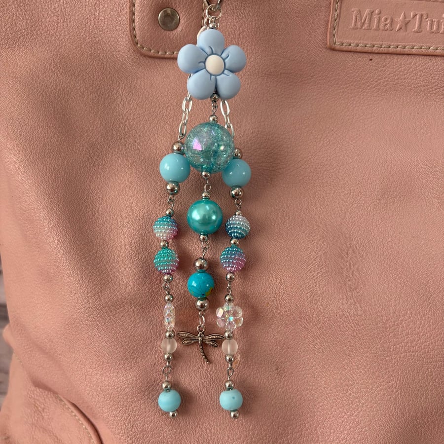 Handbag Charm (Blue) by Carolee Crafts PB5 0017