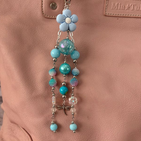 Handbag Charm (Blue) by Carolee Crafts PB5 0017