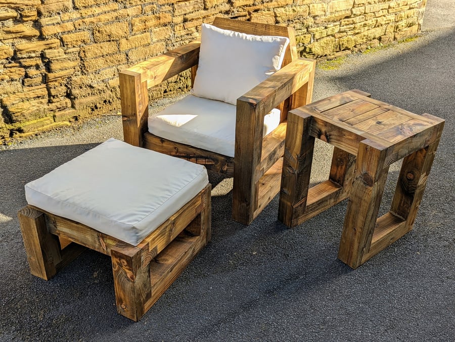 Small discount rustic chair