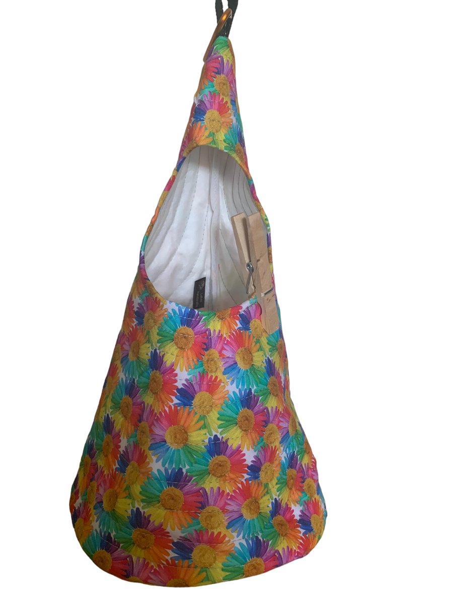 Peg Bag - Rainbow Daisies 