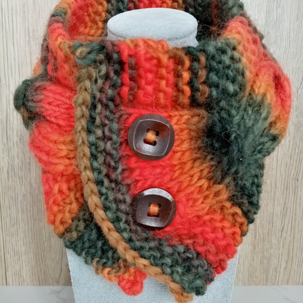 Cable knit neck warmer Autumn Collection