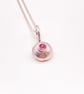 Pink Tourmaline Silver Pendant  - Image 3