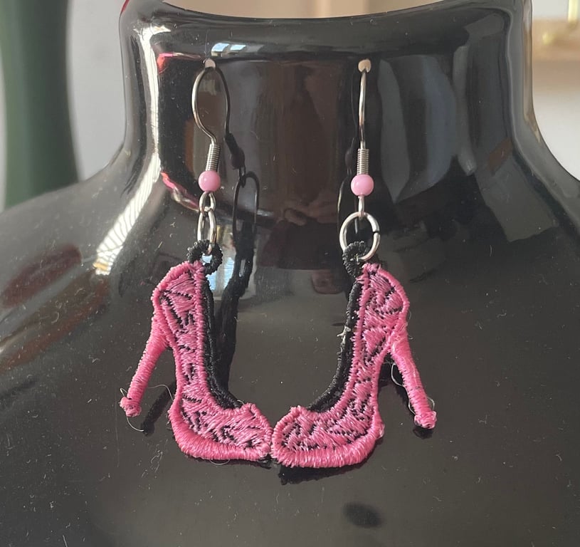 Handmade Free Standing Lace Earrings