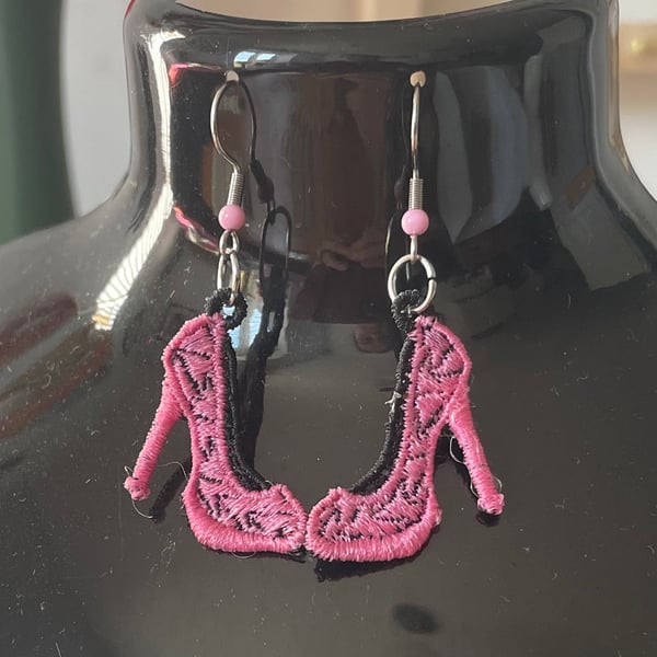 Handmade Free Standing Lace Earrings