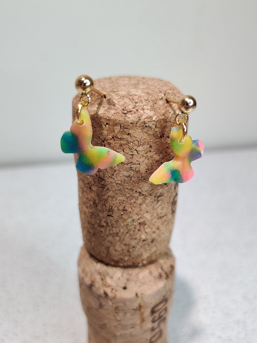 Glow in the butterfly dangle 