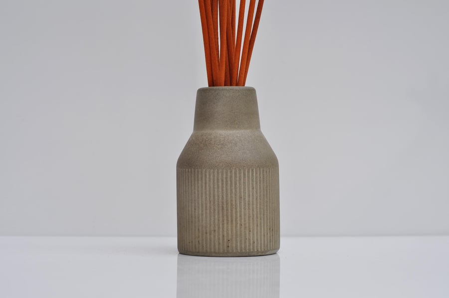 Little Concrete Vase Handmade Cement Joss sticks Holder Dry Flower Vase