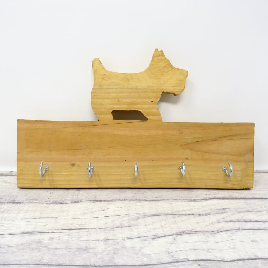 Scottie dog key rack