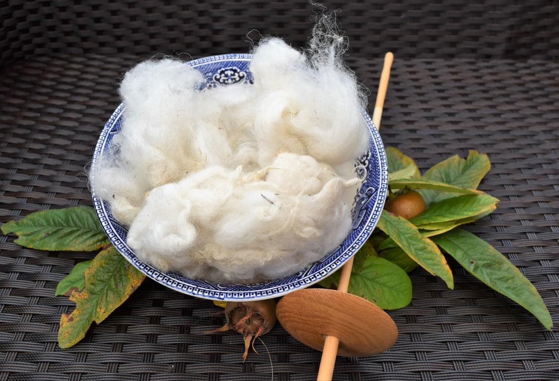 Washed mohair 100 g.