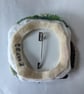 Hand Embroidered Parakeet Brooch - Image 3