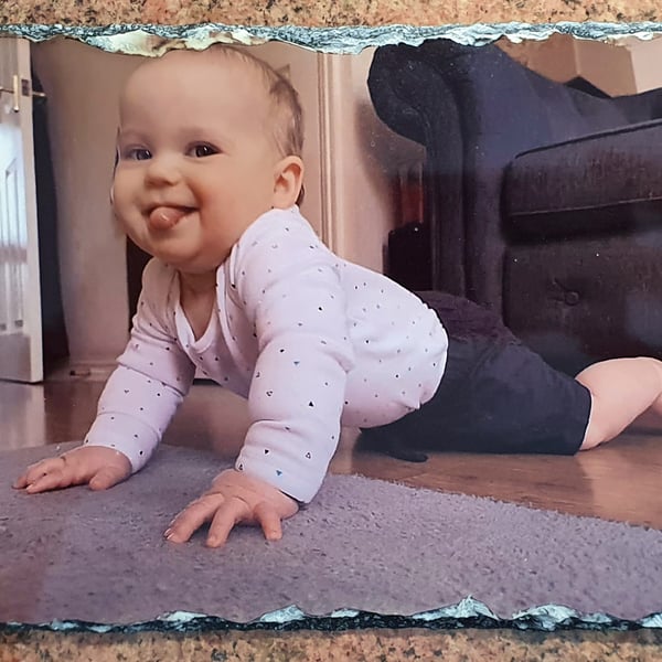 Personalised Photo Rectangle Slate