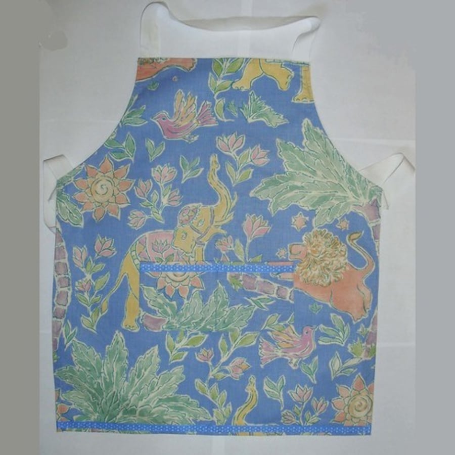 Child's apron Elephant print