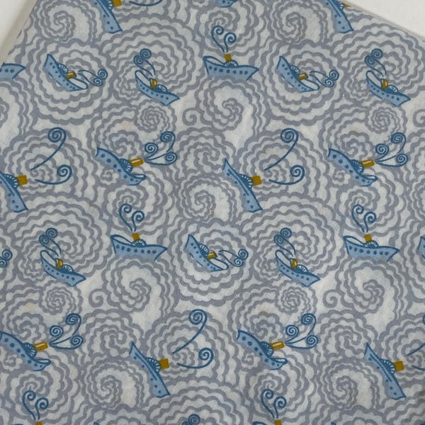 Ladies Liberty Fabric Handkerchief Voyage Pattern Beautiful Gift