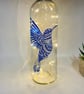 Hummingbird bottle light, blue bird light up bottle - Image 5