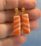 Short Striped Earrings - Image 4