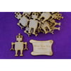MDF Robot 5cm- 15 x Laser cut wooden shape
