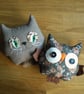 Sew a Softie, Owl Cat Thing Craft Sewing Kit and Tutorial - WonkyGiraffe - Image 4