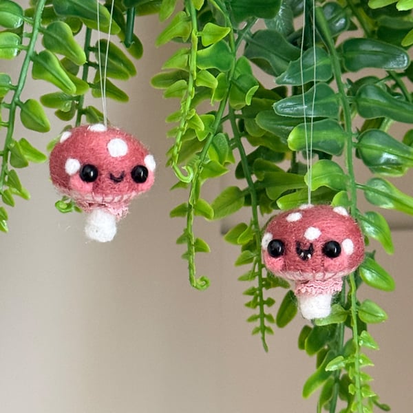 Mini Mushroom Pink Duo