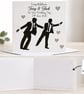 Personalised Same Sex Wedding Card for Two Grooms-Congratulations Card - Image 3