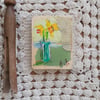 A miniature still life flower painting 