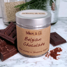 Belgian Chocolate Scented Candle in a tin 230g