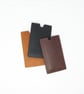 Leather phone sleeve - choice of brown, tan or black; made to fit any phone - Image 2