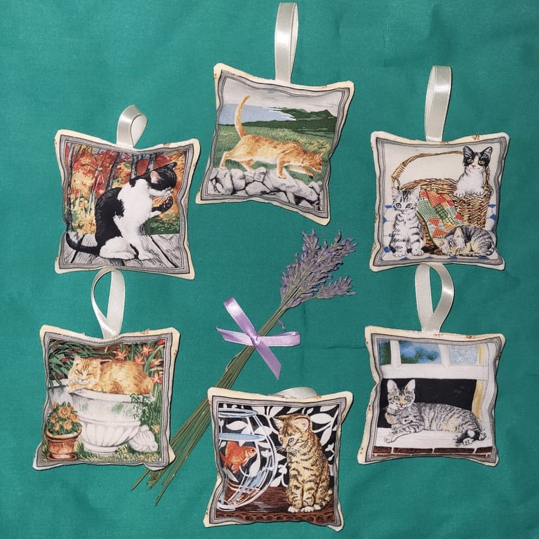 Lavender Bags cat designs