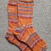 SALE - Socks, hand knitted, Med-Large, adult size 7-8