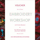 Gift Voucher for Embroidery class