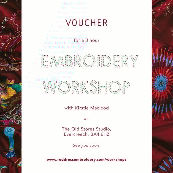 Gift Voucher for Embroidery class