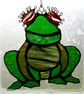 Frog Suncatcher Stained Glass Handmade  - Image 5
