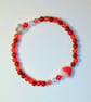 Mixed Agate Bracelet With Crystal Butterfly & Heart, Birthday Gifts For Her - Image 6