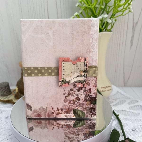 Floral mini notepad folder PB16