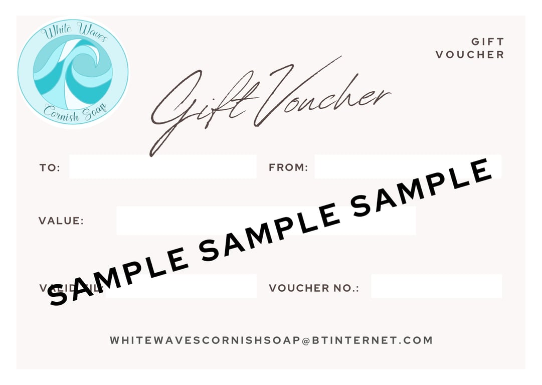 Gift voucher - natural soap gift 