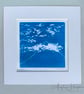 Mt Fuji I with Clouds - Lino Limited Edition Print - Image 3