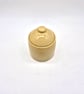 Small Yellow Lidded Ceramic Jar - Image 2