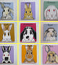 Personalised Pet Sign customised rabbits guinea pigs cats dogs sml top holes P - Image 5