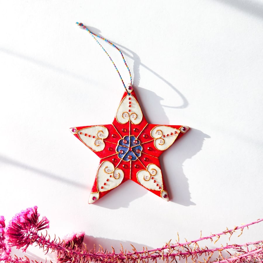 Handcrafted Christmas Decorative Hanging Ornament