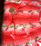 Handknitted baby blanket in Hayfield Baby Blossom chunky wool