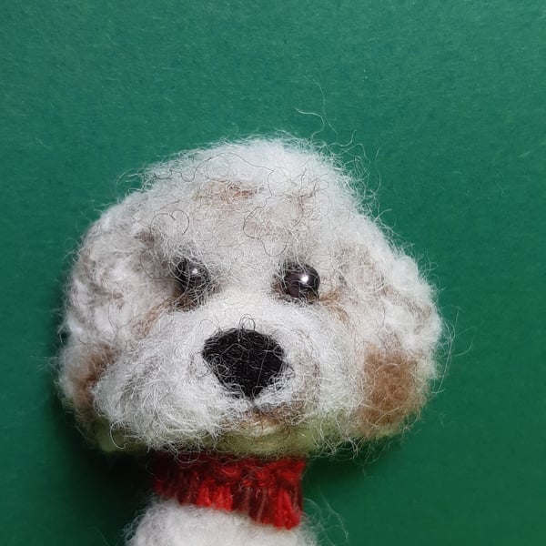 Cocker poo cockerpoo dog brooch