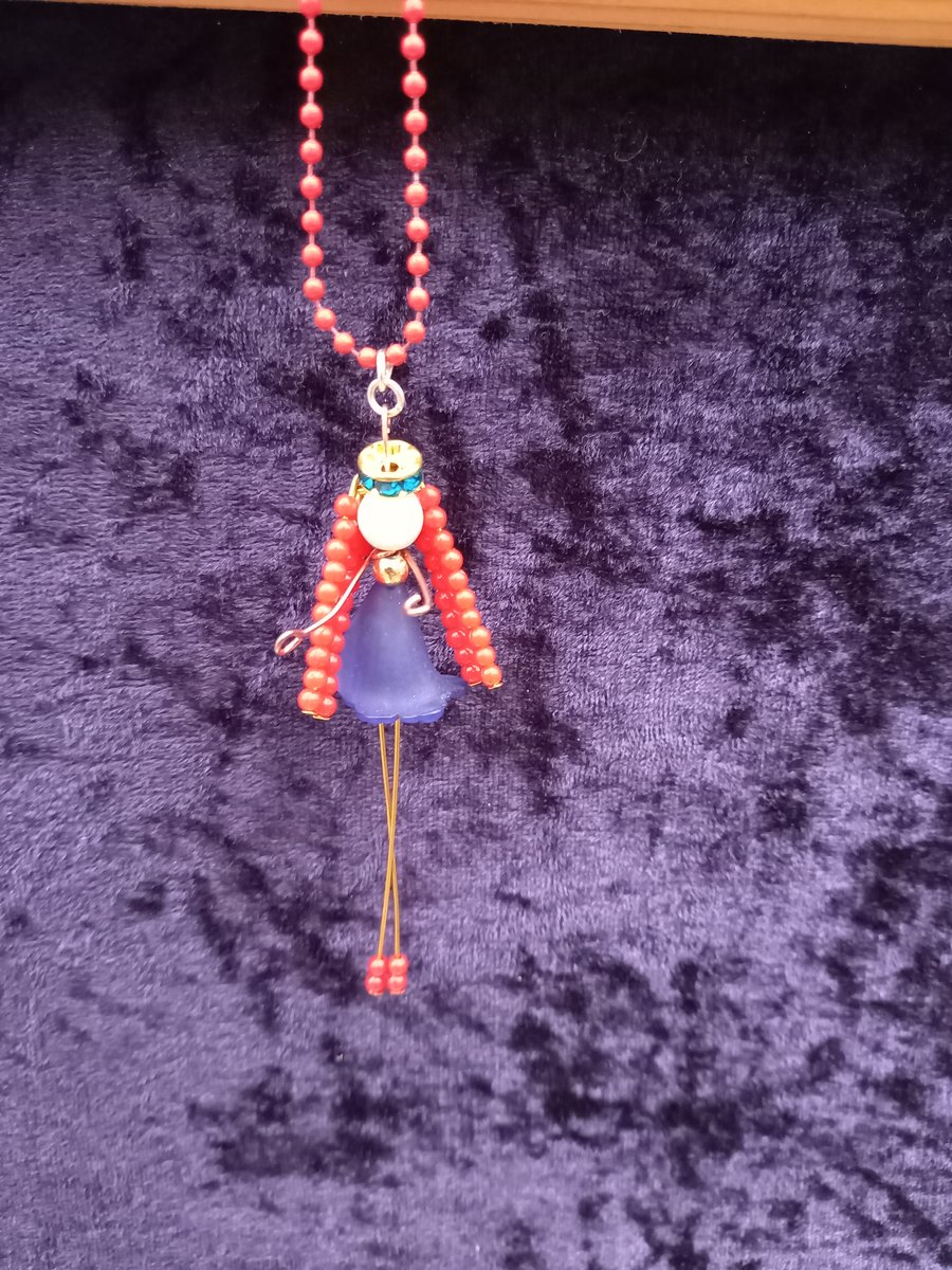 Little lady bag charm