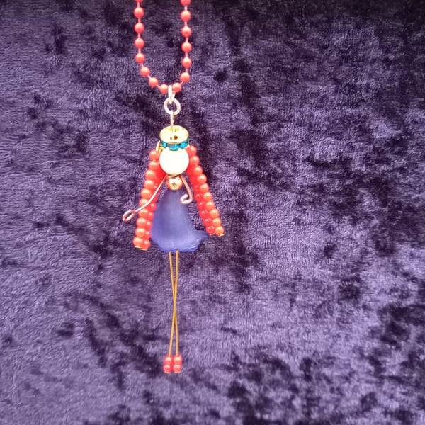 Little lady bag charm