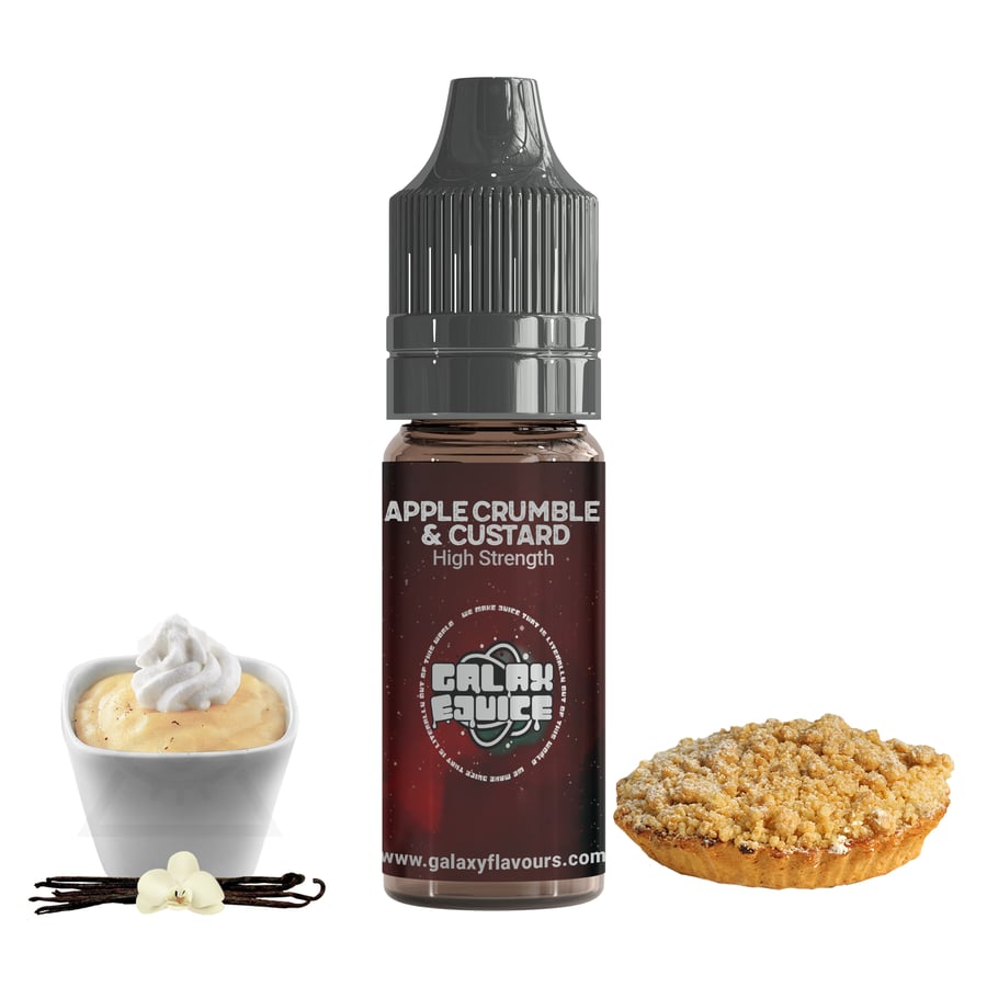 Apple Crumble & Custard High Strength Professional Flavouring. Over 250 Flavours