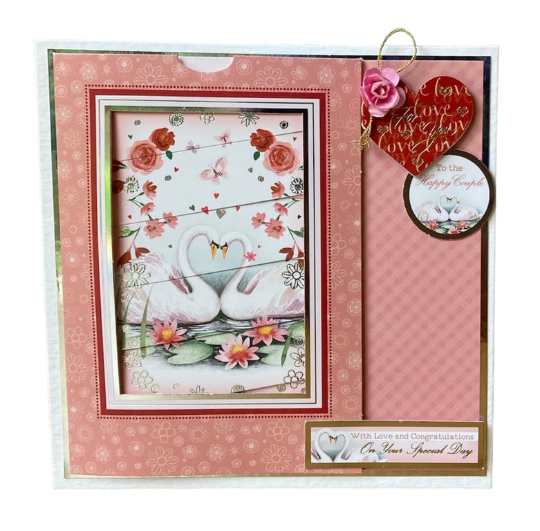 Engagement, Wedding or Anniversary Card. Special Occasion Card with Hidden Rhyme