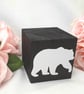 Nordic Style Wood Blocks, Teepee Wood Block, Nordic Nursery Decor, Bear Blocks,  - Image 5