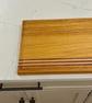 Iroko Chopping Board - Walnut Beech detail Serving Kitchen Board - Image 4