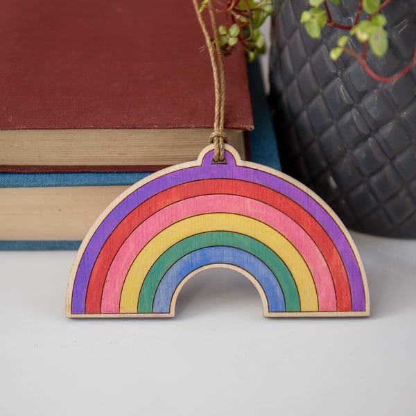 Laser Cut Rainbow Decoration