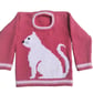 Knitting Pattern for a Cat on a Sweater.  Digital Pattern - Image 2